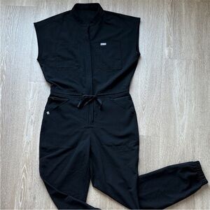 Figs Black scrubs Jumpsuit